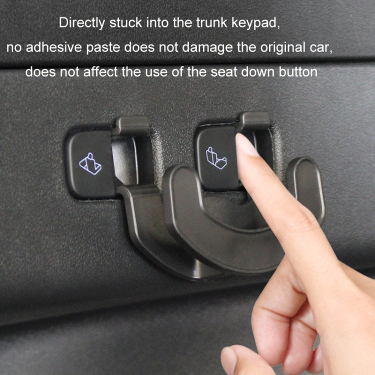 For Tesla Model Y Trunk Seat Button Hook, 1pcs