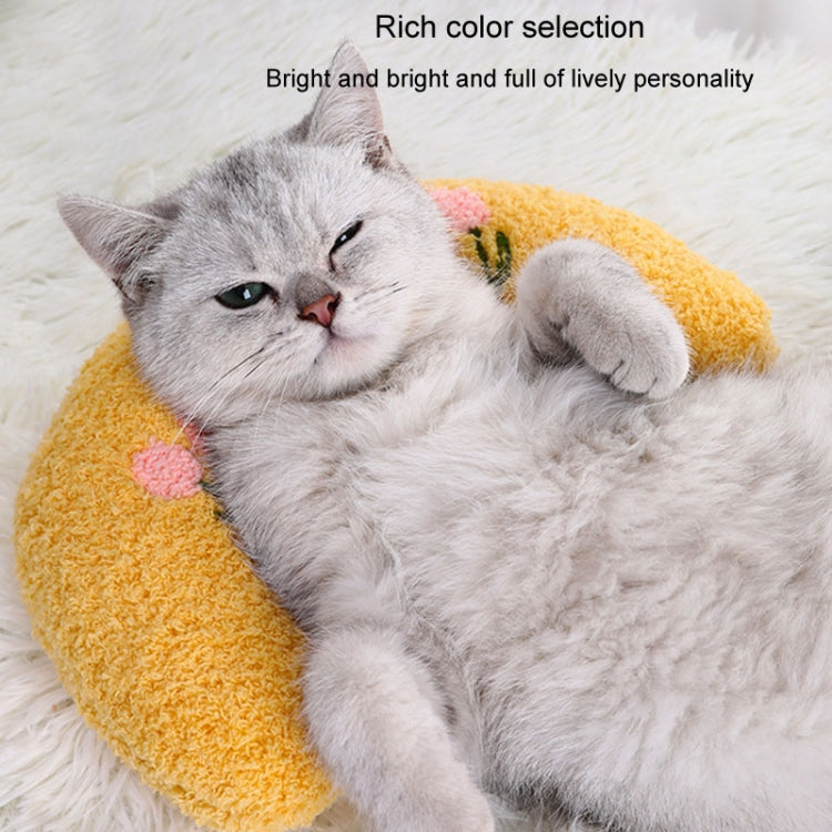 U-Shaped Pillow For Cats Pet Dog Sleeping Pillow Cushion(Pink)