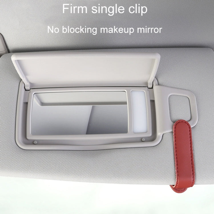 Car Eyeglasses Storage Clip Automobile Sun Visor Sunglasses Carrying Holder