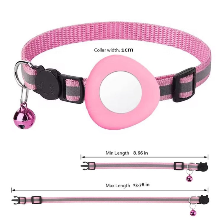 For Huawei Tag Location Tracker Anti-lost Protective Case Pet Collar(Pink)