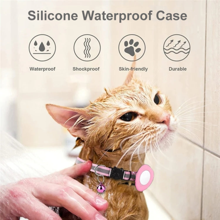 For Huawei Tag Location Tracker Anti-lost Protective Case Pet Collar(Dark blue)