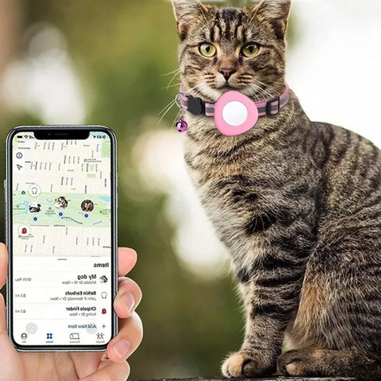 For Huawei Tag Location Tracker Anti-lost Protective Case Pet Collar(Sky blue)
