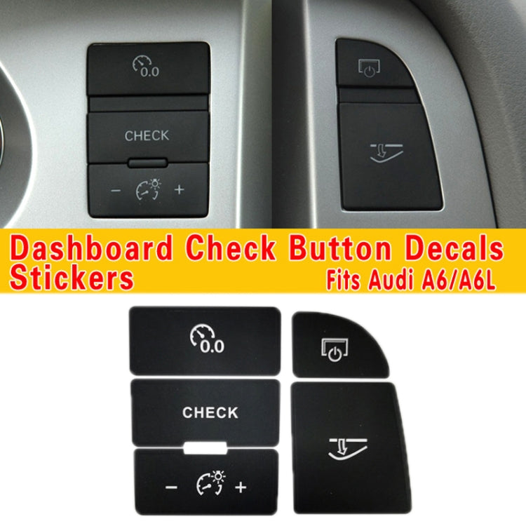 For Audi A6/A6L 2005-2011 Central Control Button Repair Sticker
