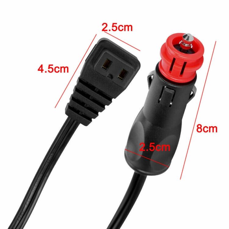 Car Mini Refrigerator Compressor Cigarette Lighter German Plug Power Cord