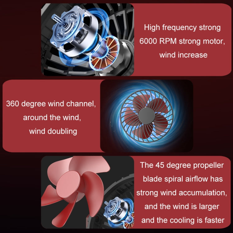 Car Foldable Steering USB Single-Head Fan, Single-Head