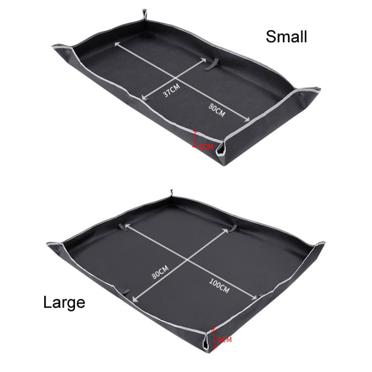 Car Dustproof Waterproof Trunk Protective Pad, Large, Small