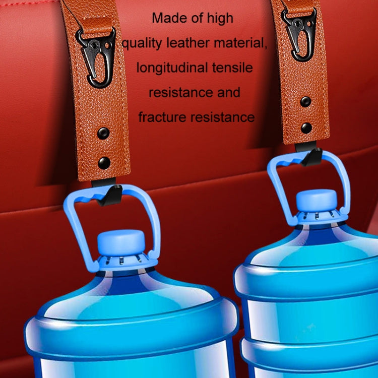 Car Seat Back Multifunctional Storage Metal Hook