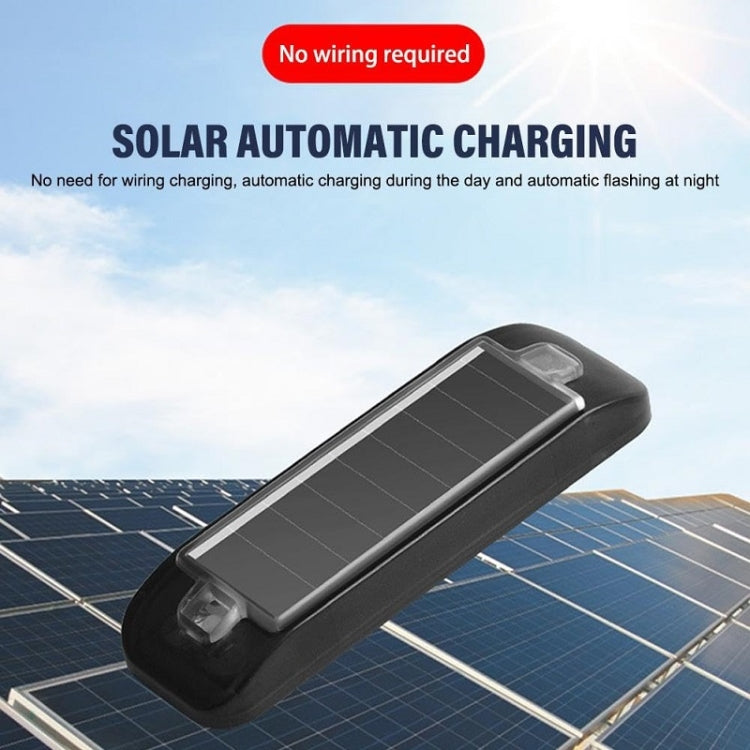 Solar Warning Light Anti-rear Collision LED Flashing Light