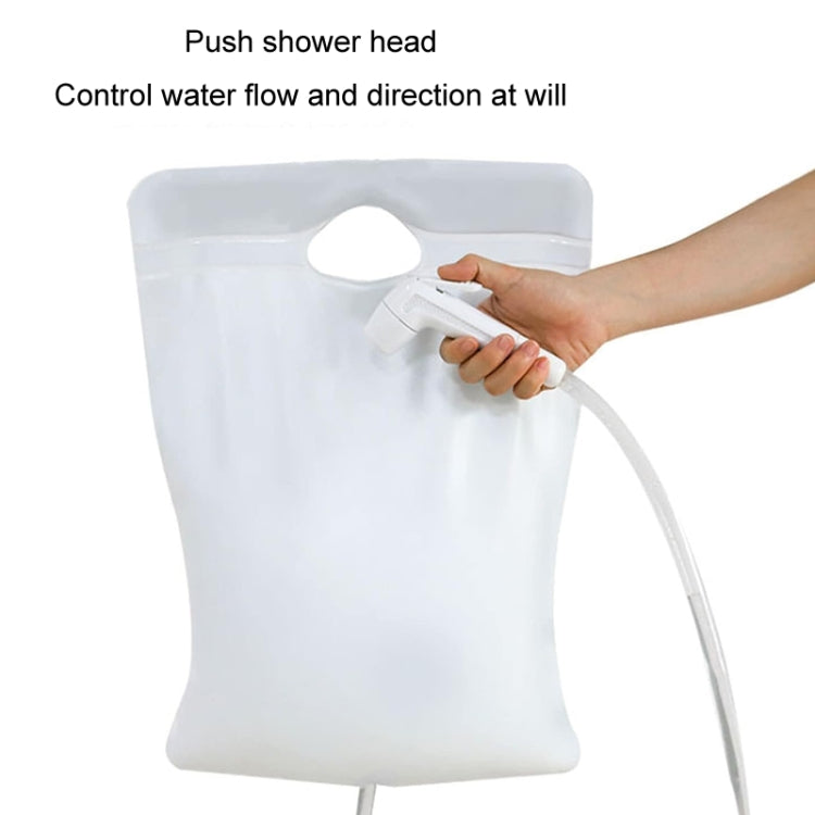 10L Outdoor Camping Portable Folding PVC Bath Water Bag