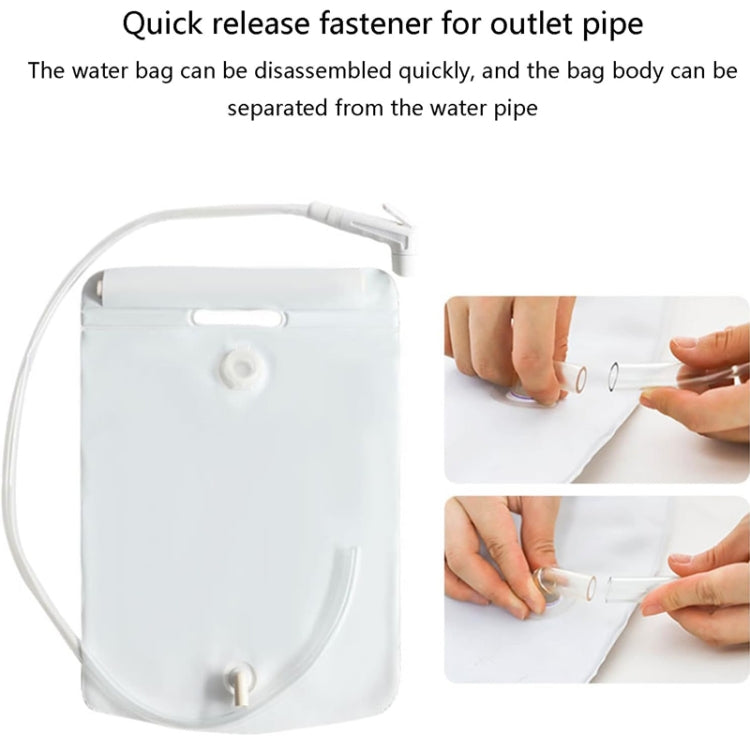 10L Outdoor Camping Portable Folding PVC Bath Water Bag