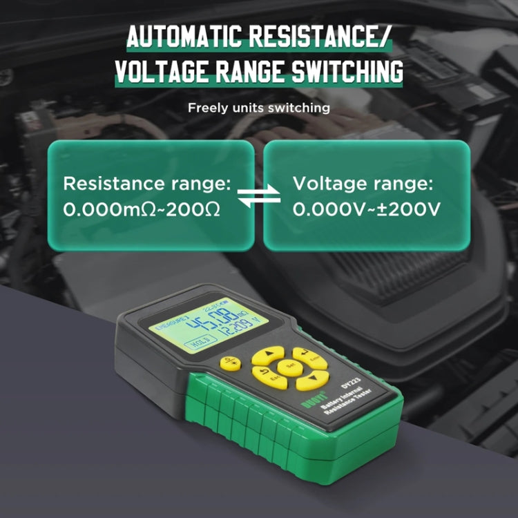 DUOYI DY223 Electrical Vehicle Voltage Testing And Fault Diagnostic Instrument