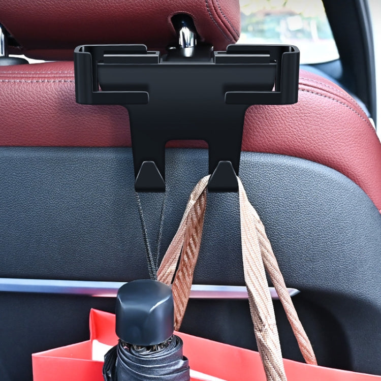 Car Multifunctional Mobile Phone Holder Rear Headrest Storage Hook