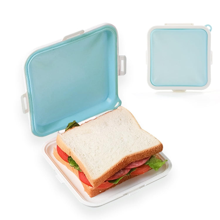 Sandwich Bread Fresh-keeping Storage Box Silicone Portable Take-out Lunch Box