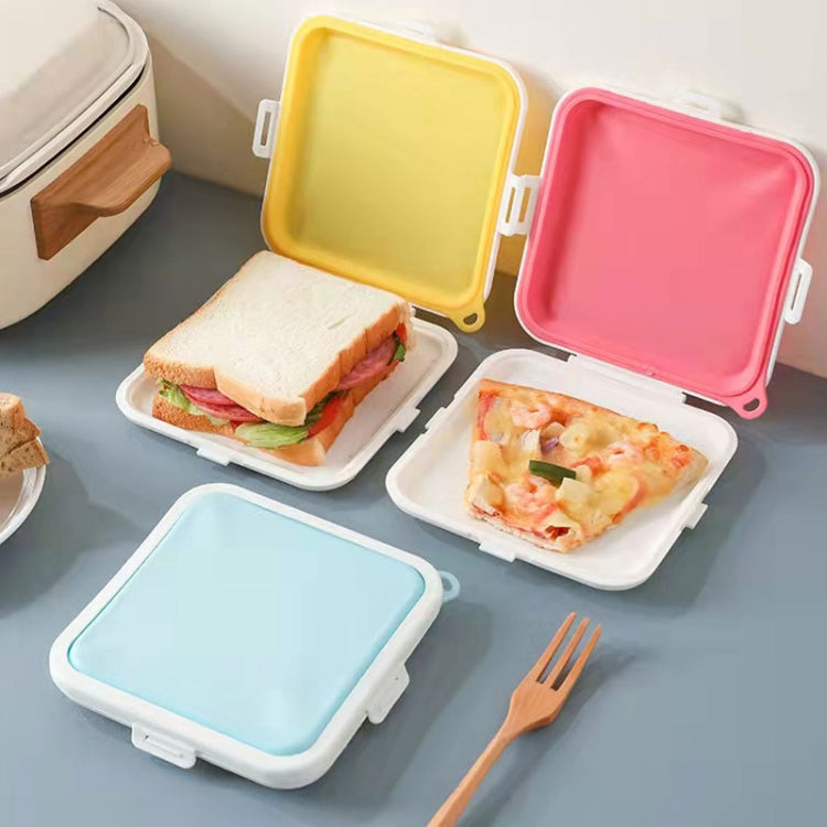 Sandwich Bread Fresh-keeping Storage Box Silicone Portable Take-out Lunch Box