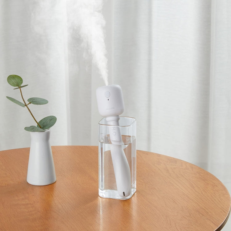 JisuLife JB07 Wireless High Mist Portable Humidifier, No Water Tank, White 1100mAh, White 2200mAh
