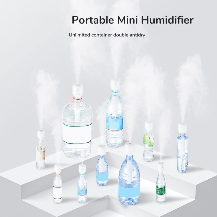 JisuLife JB07 Wireless High Mist Portable Humidifier, No Water Tank, White 1100mAh, White 2200mAh