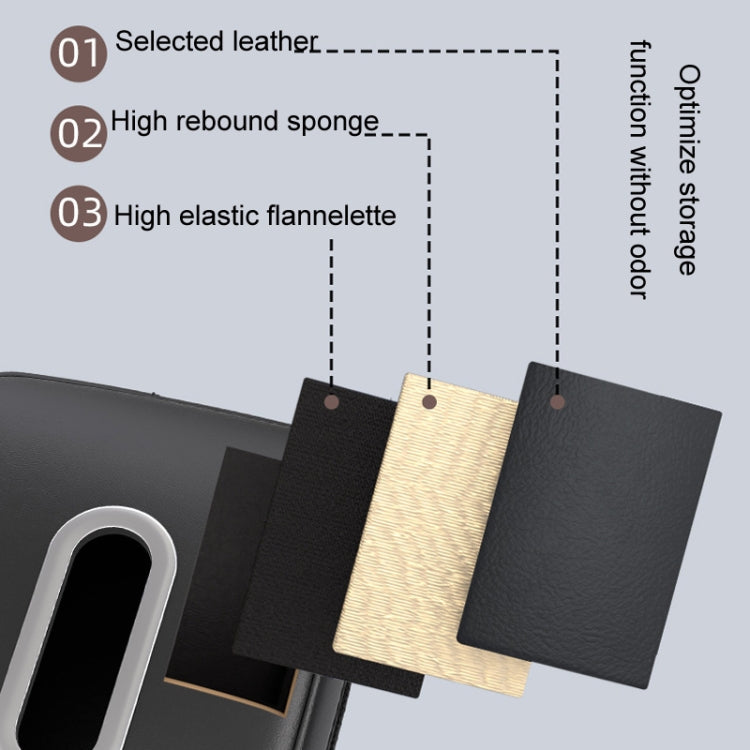 Car Seat Armrest Tissue Box Sun Visor Seat Back Hanging Paper Bag