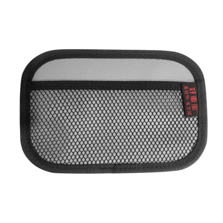 Microfiber Leather Car Mobile Phone Sticky Storage Net Bag, H005 Black Small, H006 Beige Small, H007 Gray Small, H008 Black Large, H009 Beige Large, H010 Gray Large