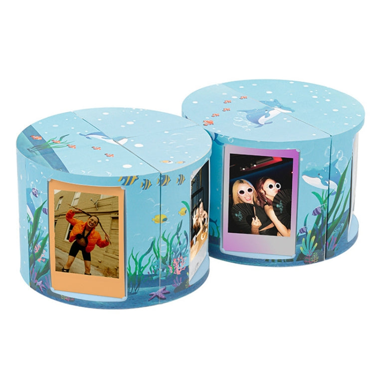 For Mini 3-Inch Transformable DIY Photo Frame Stand Storage Rack