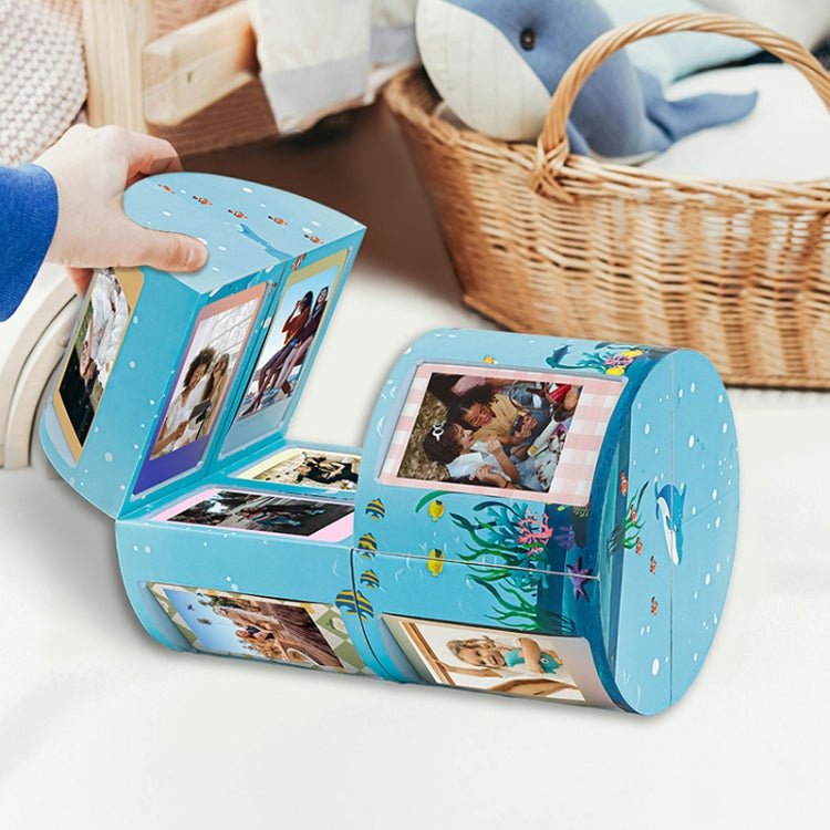 For Mini 3-Inch Transformable DIY Photo Frame Stand Storage Rack