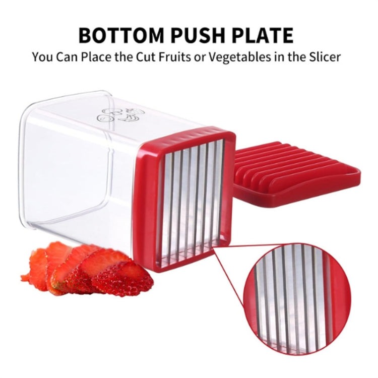 Multifunctional Household Kitchen Fruit And Vegetable Slicer With Push Plate
