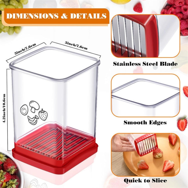 Multifunctional Household Kitchen Fruit And Vegetable Slicer With Push Plate