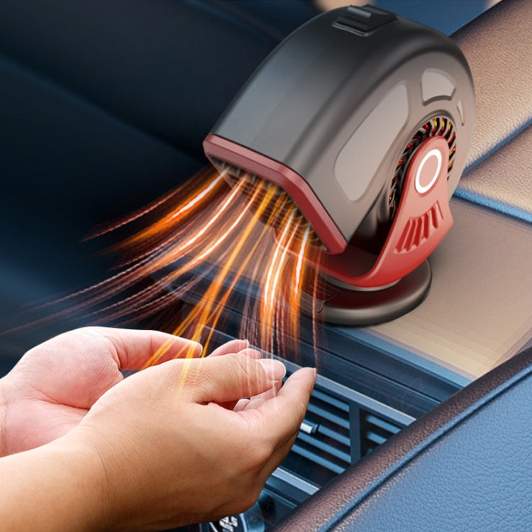 Portable Car Heater Small Fan Defogger, 12V Black, 12V Red, 24V Black, 24V Red