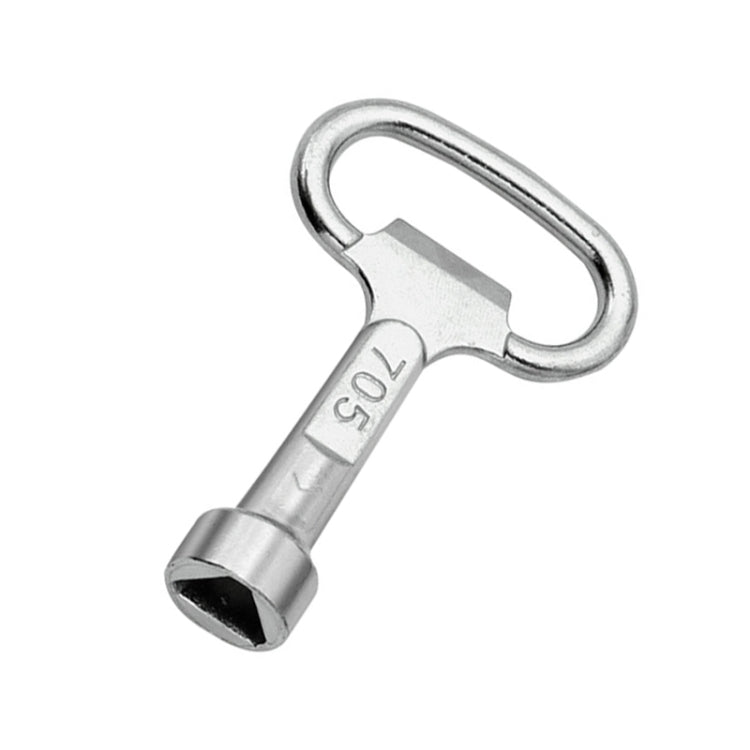 5pcs Water Valve Chassis Triangular Key Wrench, Large, Small