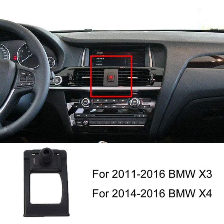 For BMW Car Air Outlet Modified Mobile Phone Holder Base, 05-12 3 Series, 08-13 X5/X6, 09-15 7 Series, 11-16 X3/X4, 10-17 5GT  Imported, 11-17 5 Series, 11-17 5 Series Universal Applicable to Double Rollers, 12-15 X1, 13-19 3 Series/4 Series           ...