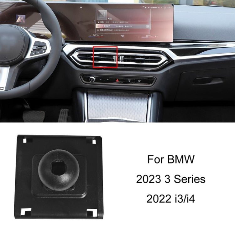 For BMW Car Air Outlet Modified Mobile Phone Holder Base, 05-12 3 Series, 08-13 X5/X6, 09-15 7 Series, 11-16 X3/X4, 10-17 5GT  Imported, 11-17 5 Series, 11-17 5 Series Universal Applicable to Double Rollers, 12-15 X1, 13-19 3 Series/4 Series           ...