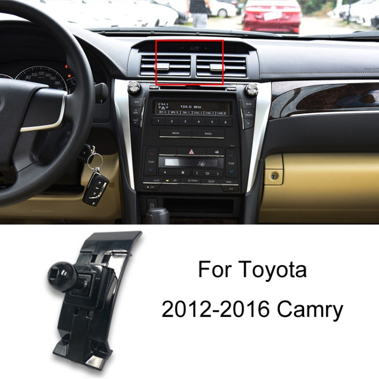 For Toyota Car Air Outlet Phone Holder Base, 05-09 Reiz Left Driving, 06-11 Camry Left Driving, 07-11 Tundra Left Driving, 07-13 Corolla Left Driving, 07-17 Land Cruiser For Left & Right, 09-12 RAV4 Left Driving, 09-14 Highlander Left Driving          ...