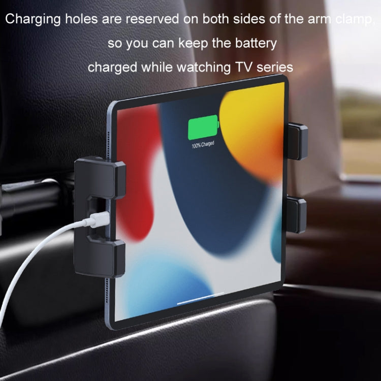 Car Seat Backrest Mobile Phone Tablet Holder, A081+X159