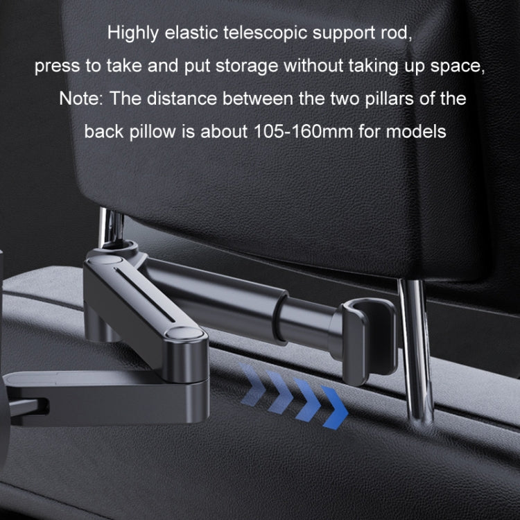 Car Seat Backrest Mobile Phone Tablet Holder, A081+X159