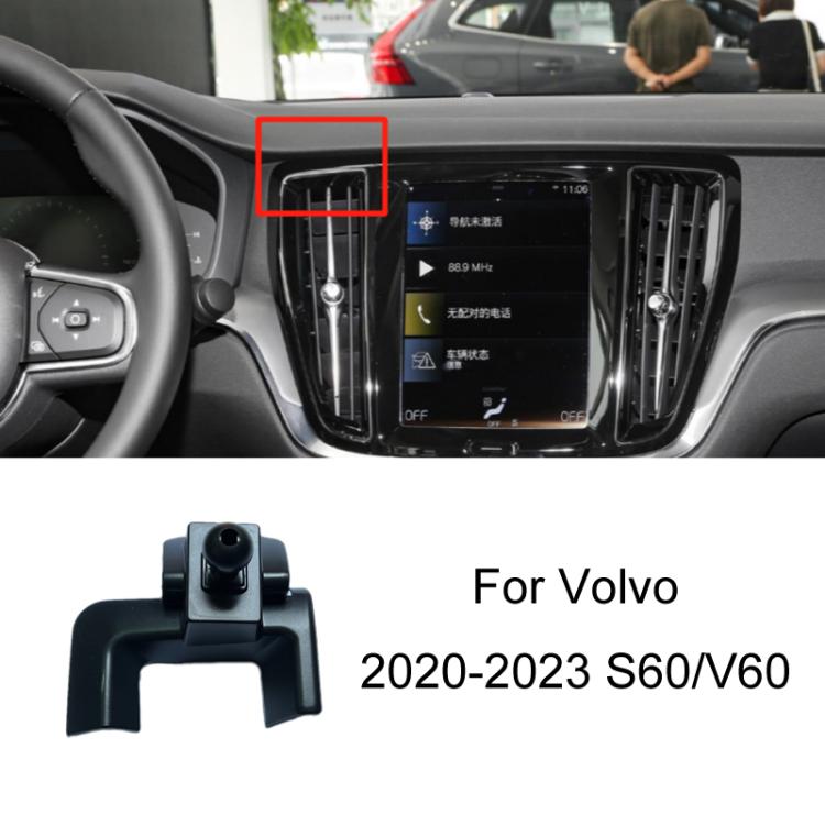 For Volvo Left Driving Car-Mounted Special Mobile Phone Navigation Bracket Base, 09-17 XC60, 15-23 XC90, 16-23 S90 With Glue/V90, 16-23 S90 Buckle/V90, 18-23 XC60, 20-23 S60/V60, 20-23 XC40