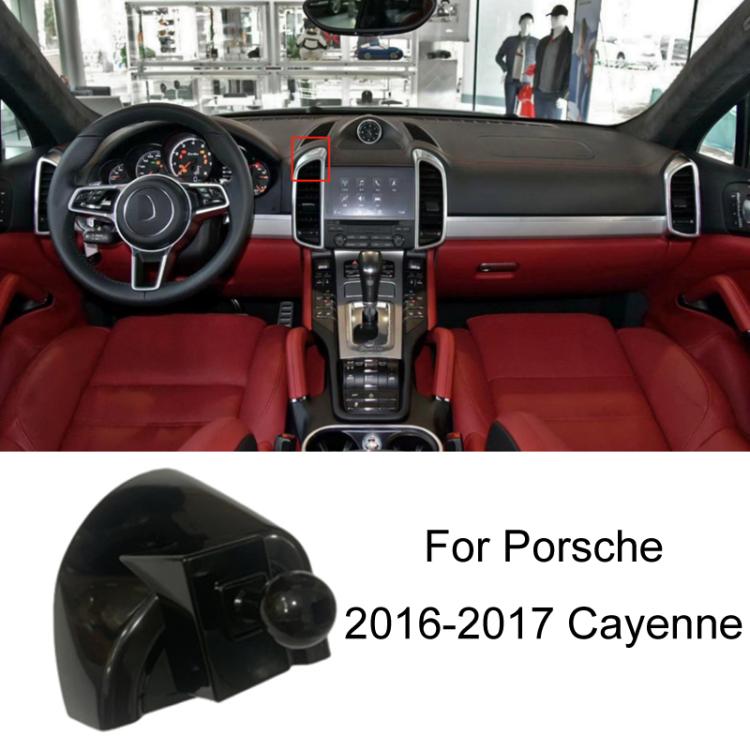 For Porsche Left Driving Car-Mounted Mobile Phone Navigation Holder Base, 10-16 Panamera, 11-15 Cayenne, 12-18 Porsche 911, 14-23 Macan + 18-23 Cayenne, 16-17 Cayenne, 16-23 718, 17-23 Panamera Co-pilot, 17-23 Panamera Instrument Panel, 19-23 Porsche 911