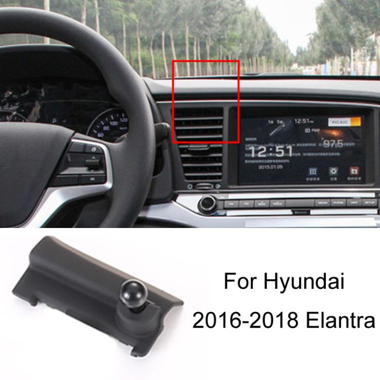 For Hyundai Left Driving Car Special Mobile Navigation Bracket Base, 04-11 Elantra, 06-13 Tussan, 08-10 CELESTA, 10-15 IX35, 10-16 Reina, 11-14 8 Generation Sonata, 11-16 CELESTA, 12-21 Elantra, 14-16 MISTRA, 15-18 Tussan, 15-19 IX25                   ...