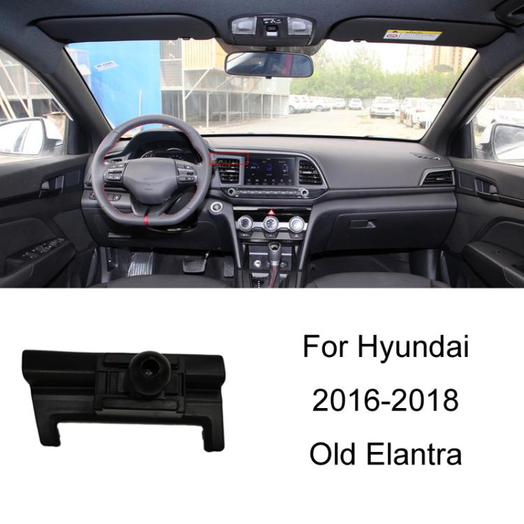 For Hyundai Left Driving Car Special Mobile Navigation Bracket Base, 04-11 Elantra, 06-13 Tussan, 08-10 CELESTA, 10-15 IX35, 10-16 Reina, 11-14 8 Generation Sonata, 11-16 CELESTA, 12-21 Elantra, 14-16 MISTRA, 15-18 Tussan, 15-19 IX25                   ...