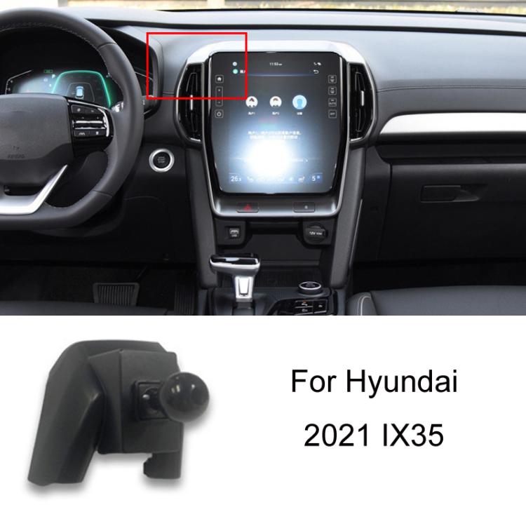 For Hyundai Left Driving Car Special Mobile Navigation Bracket Base, 04-11 Elantra, 06-13 Tussan, 08-10 CELESTA, 10-15 IX35, 10-16 Reina, 11-14 8 Generation Sonata, 11-16 CELESTA, 12-21 Elantra, 14-16 MISTRA, 15-18 Tussan, 15-19 IX25                   ...
