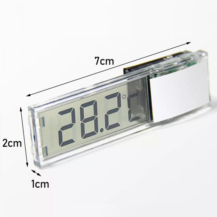 LK-50 Digital Wireless Aquarium Thermometer External LCD Transparent Electronic Water Temperature Meter