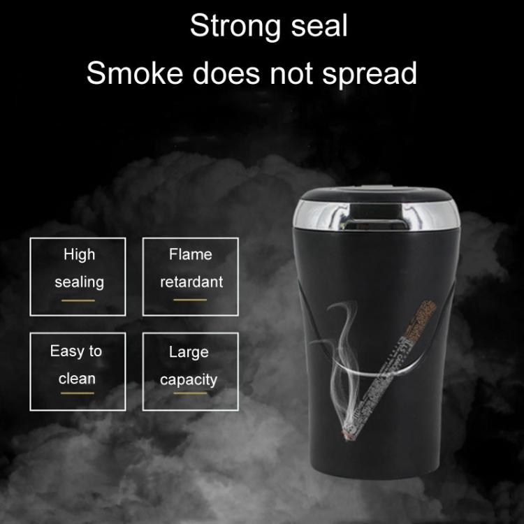 N09A Car Removable Cigarette Ashtray With Light And Lid