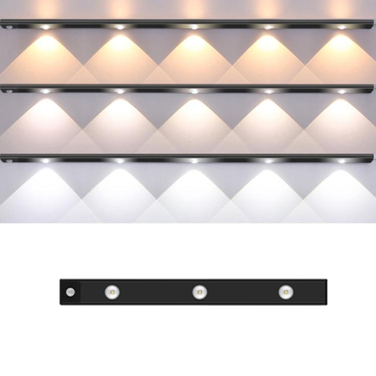 Rechargeable Motion Sensor Light Bar Cabinet Wardrobe Lamp With Remote Control, 20cm, 30cm, 40cm, 60cm, 80cm