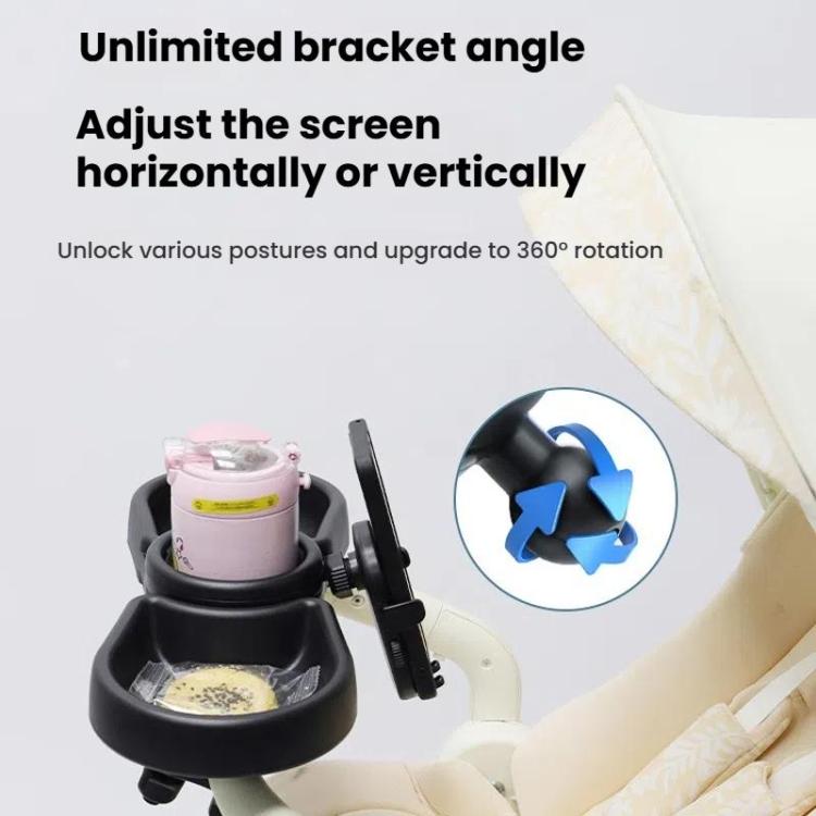 Universal Baby Stroller With Dining Tray And Storage Rack