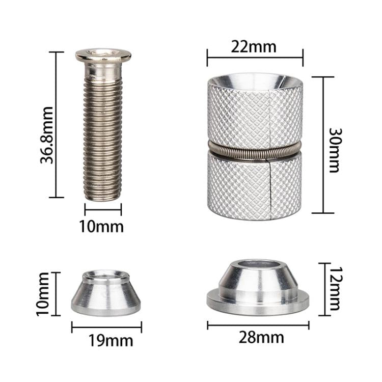 ZTTO Mountain Road Bicycle Fork Bowl Sling Core Carbon Fiber Fork Expansion Core Screws, 2pcs