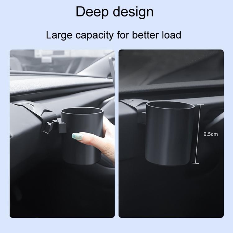 For Tesla Model 3 Car Dashboard Cup Holder Storage Mug Bracket Accessory