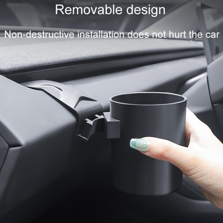 For Tesla Model 3 Car Dashboard Cup Holder Storage Mug Bracket Accessory