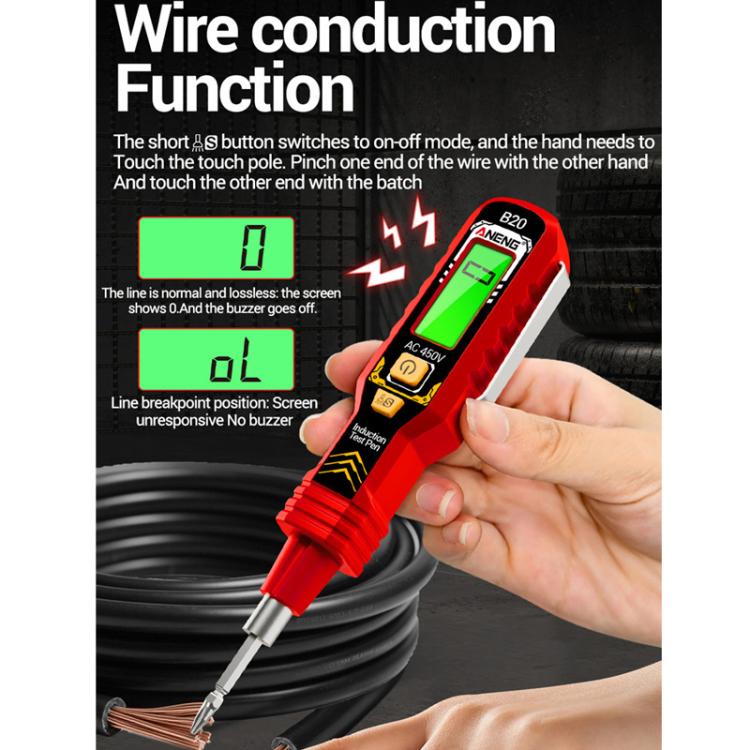 ANENG Multifunctional High-Precision Breakpoint Digital Display Test Pen