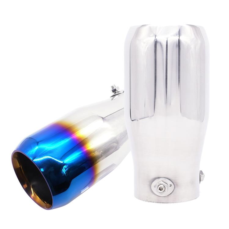 76MM Automotive Stainless Steel Double-layer Muffler Exhaust Pipe