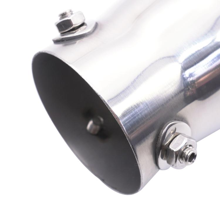 76MM Automotive Stainless Steel Double-layer Muffler Exhaust Pipe