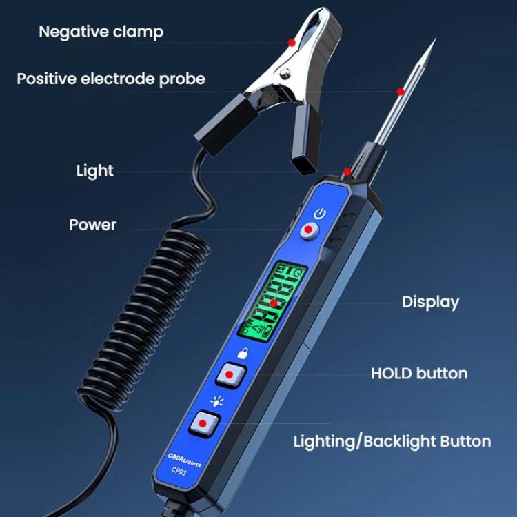 OBDResource 0.8-100V Intelligent Identification Automotive Circuit Tester