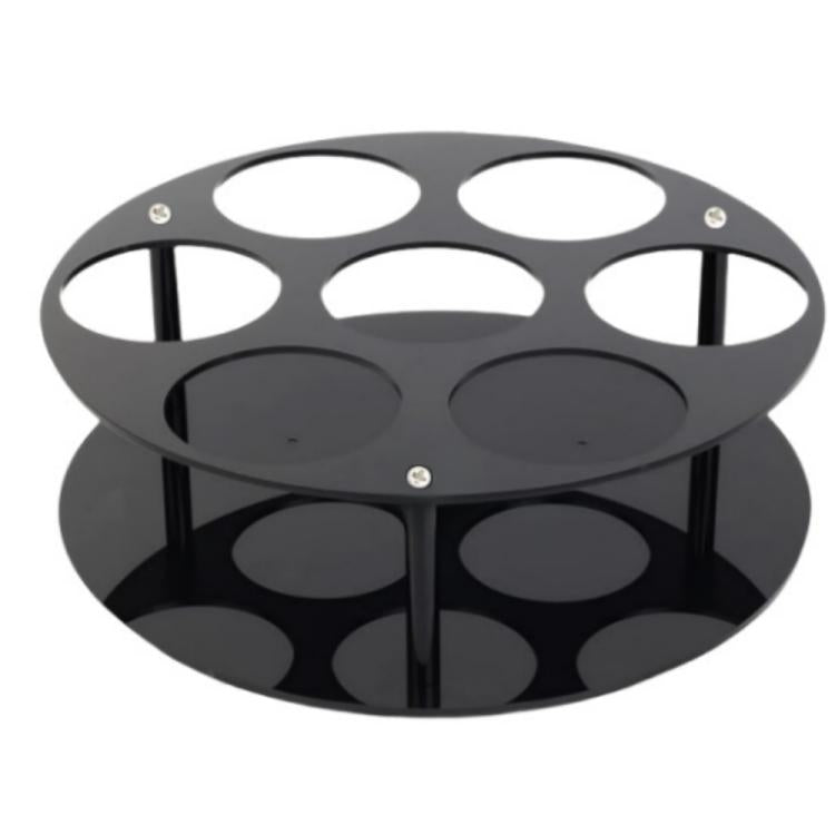 Coffee Syrup Kitchen Acrylic Countertop Round Bottle Holder, YX175